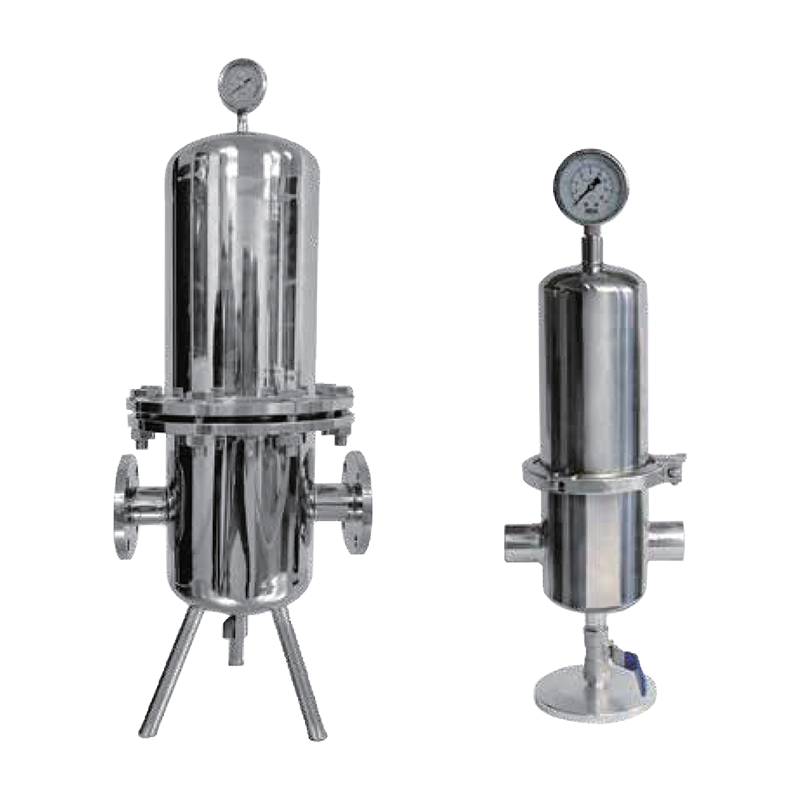 Hindi kinakalawang na asero sterile microfiltration compressed air filter para sa malinis na mga silid